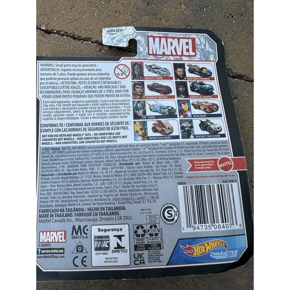 Marvel Hot Wheels Thor and Rocket Cars - Picture 6 of 10
